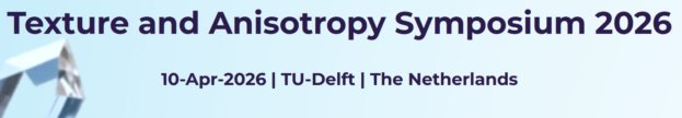 Symposium Texture et Anisotropie 2026